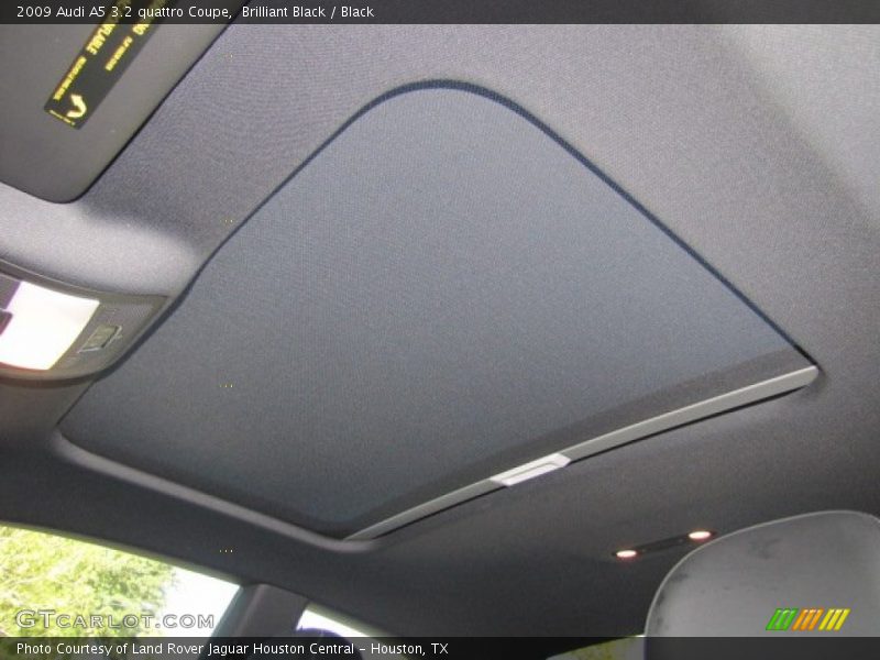 Brilliant Black / Black 2009 Audi A5 3.2 quattro Coupe