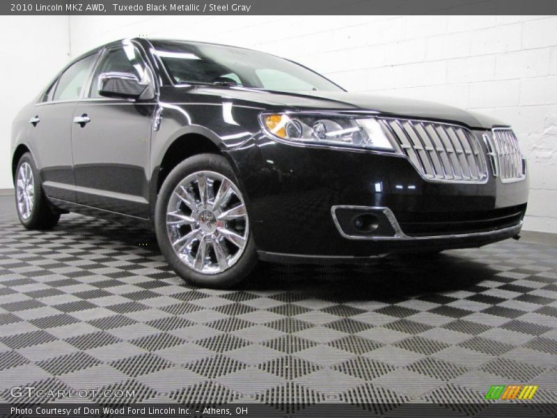 Tuxedo Black Metallic / Steel Gray 2010 Lincoln MKZ AWD