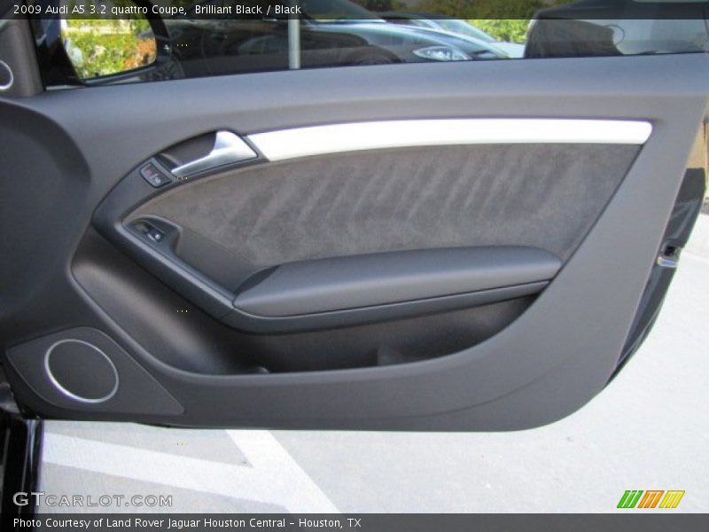 Brilliant Black / Black 2009 Audi A5 3.2 quattro Coupe
