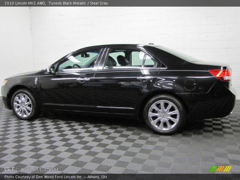 Tuxedo Black Metallic / Steel Gray 2010 Lincoln MKZ AWD