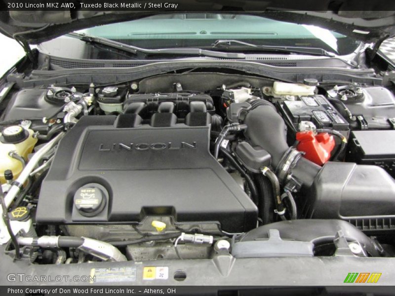 Tuxedo Black Metallic / Steel Gray 2010 Lincoln MKZ AWD