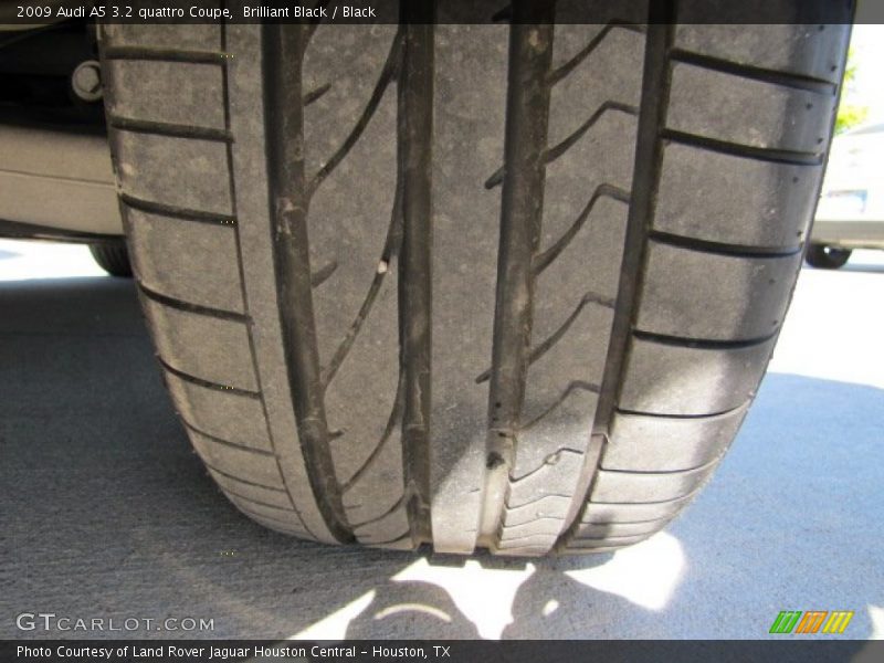 Brilliant Black / Black 2009 Audi A5 3.2 quattro Coupe