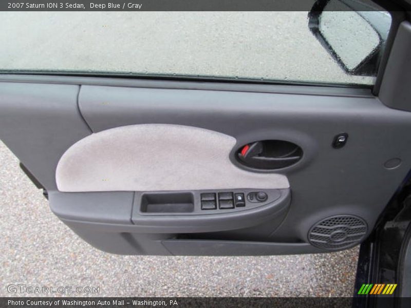 Deep Blue / Gray 2007 Saturn ION 3 Sedan