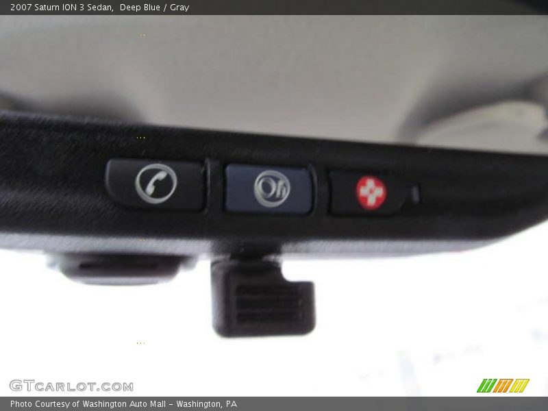 Deep Blue / Gray 2007 Saturn ION 3 Sedan