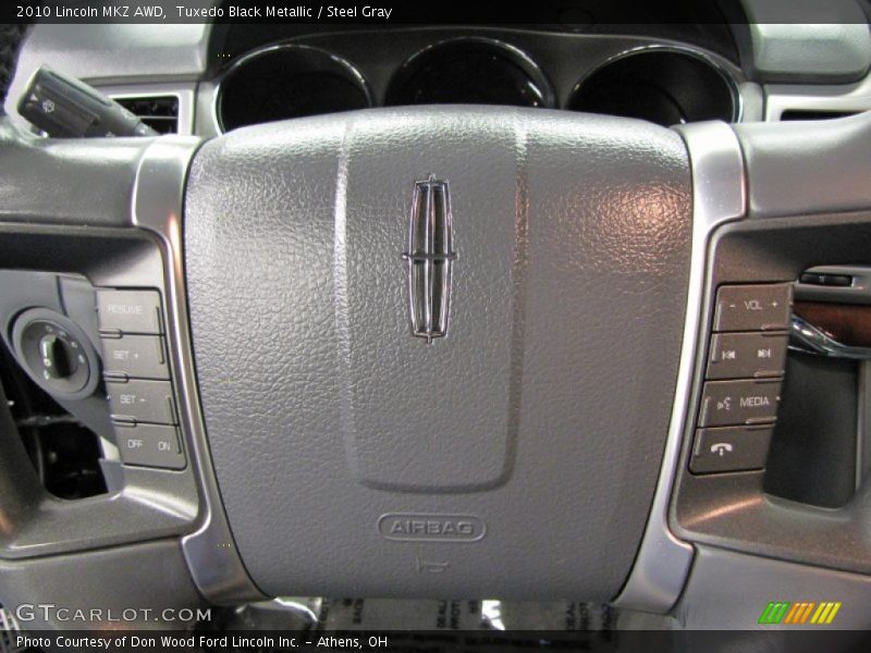 Tuxedo Black Metallic / Steel Gray 2010 Lincoln MKZ AWD