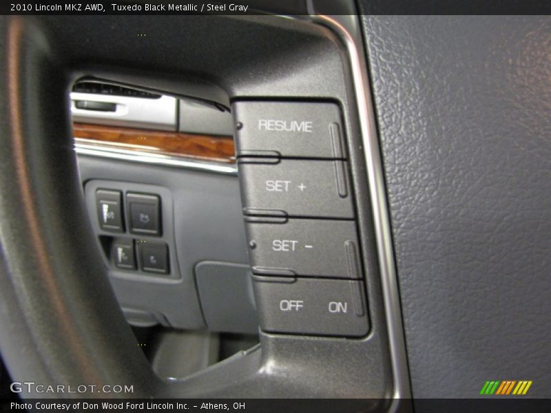 Tuxedo Black Metallic / Steel Gray 2010 Lincoln MKZ AWD