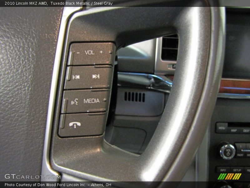 Tuxedo Black Metallic / Steel Gray 2010 Lincoln MKZ AWD