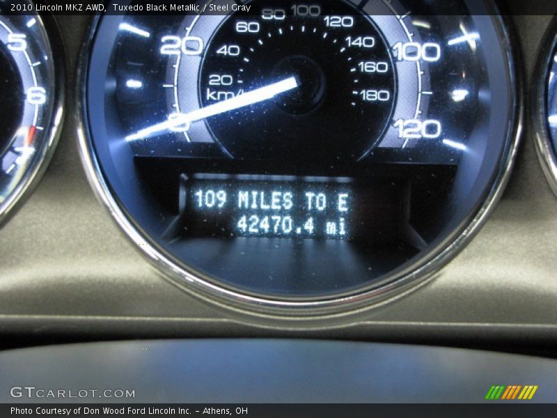 Tuxedo Black Metallic / Steel Gray 2010 Lincoln MKZ AWD