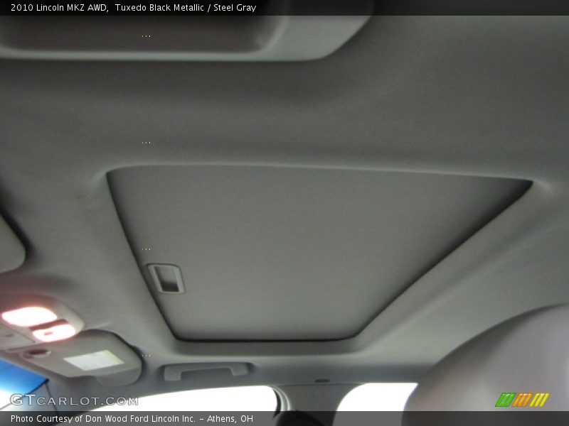 Tuxedo Black Metallic / Steel Gray 2010 Lincoln MKZ AWD