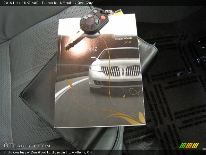 Tuxedo Black Metallic / Steel Gray 2010 Lincoln MKZ AWD