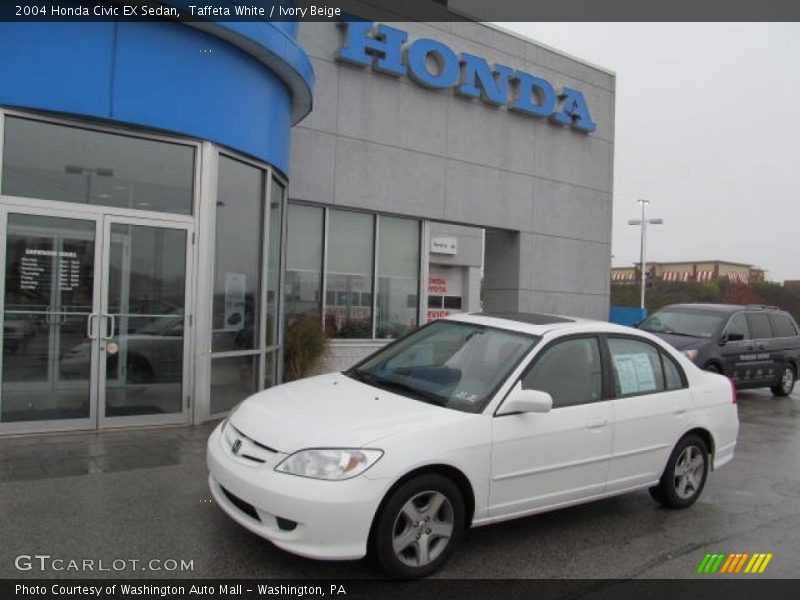 Taffeta White / Ivory Beige 2004 Honda Civic EX Sedan