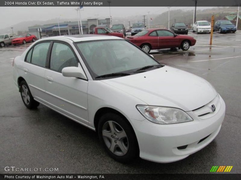 Taffeta White / Ivory Beige 2004 Honda Civic EX Sedan