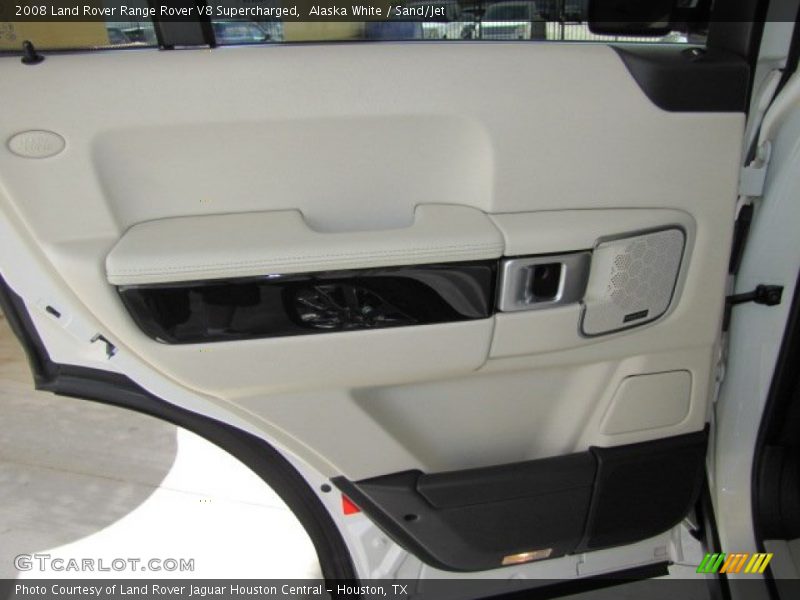 Alaska White / Sand/Jet 2008 Land Rover Range Rover V8 Supercharged