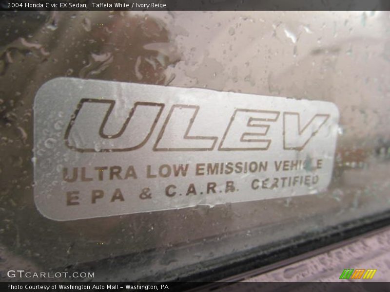 Taffeta White / Ivory Beige 2004 Honda Civic EX Sedan