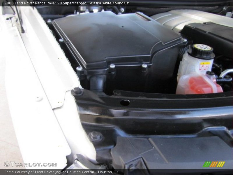 Alaska White / Sand/Jet 2008 Land Rover Range Rover V8 Supercharged