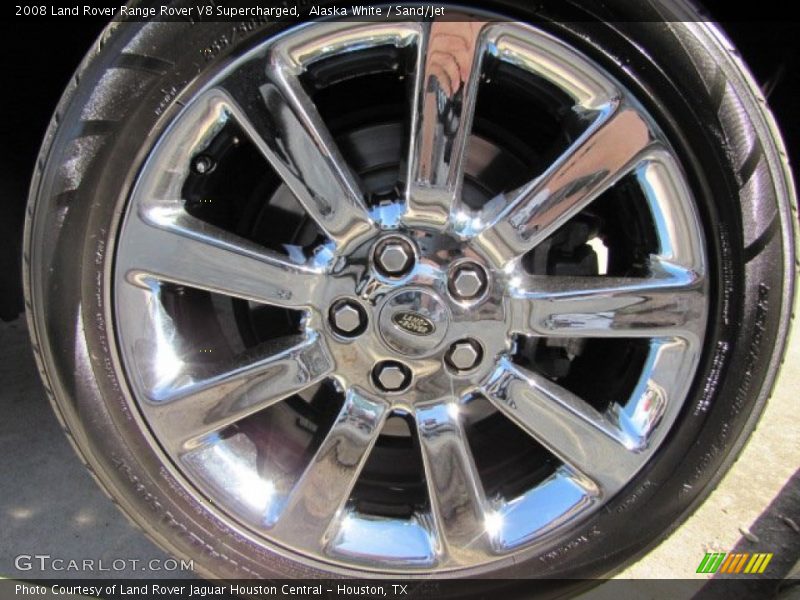 Alaska White / Sand/Jet 2008 Land Rover Range Rover V8 Supercharged