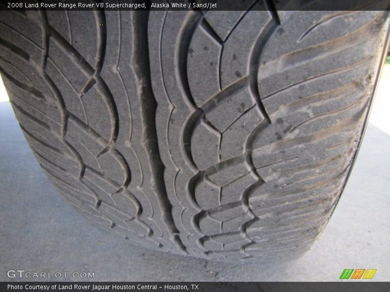 Alaska White / Sand/Jet 2008 Land Rover Range Rover V8 Supercharged