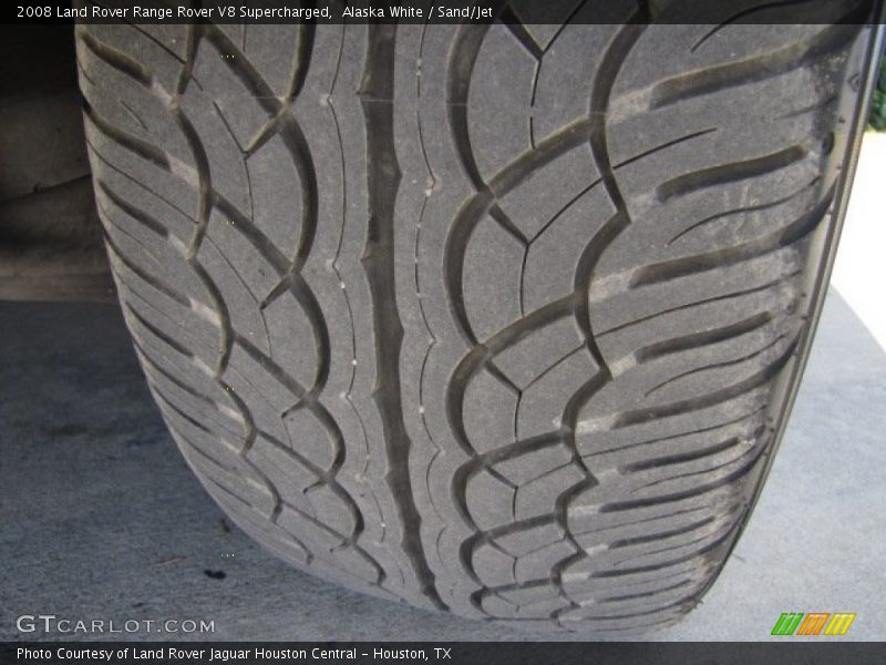 Alaska White / Sand/Jet 2008 Land Rover Range Rover V8 Supercharged