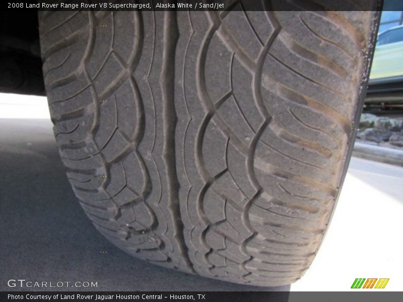 Alaska White / Sand/Jet 2008 Land Rover Range Rover V8 Supercharged