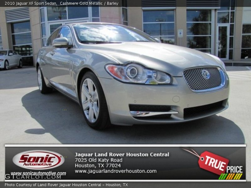 Cashmere Gold Metallic / Barley 2010 Jaguar XF Sport Sedan