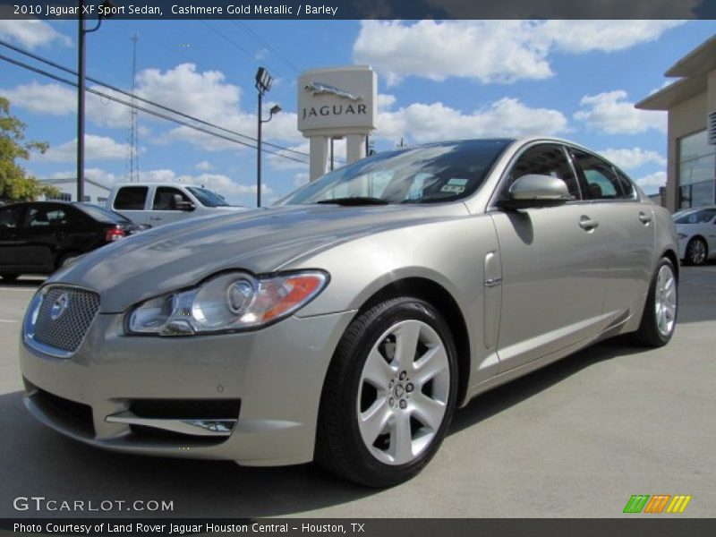 Cashmere Gold Metallic / Barley 2010 Jaguar XF Sport Sedan