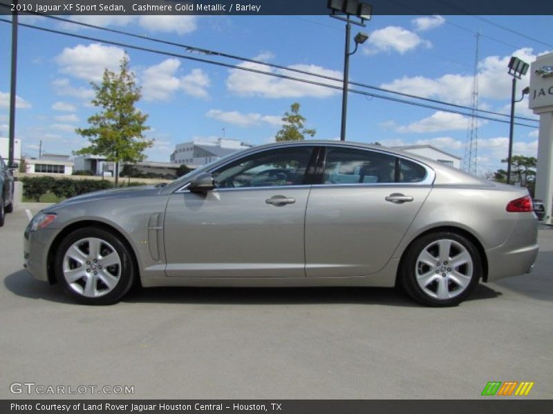 Cashmere Gold Metallic / Barley 2010 Jaguar XF Sport Sedan