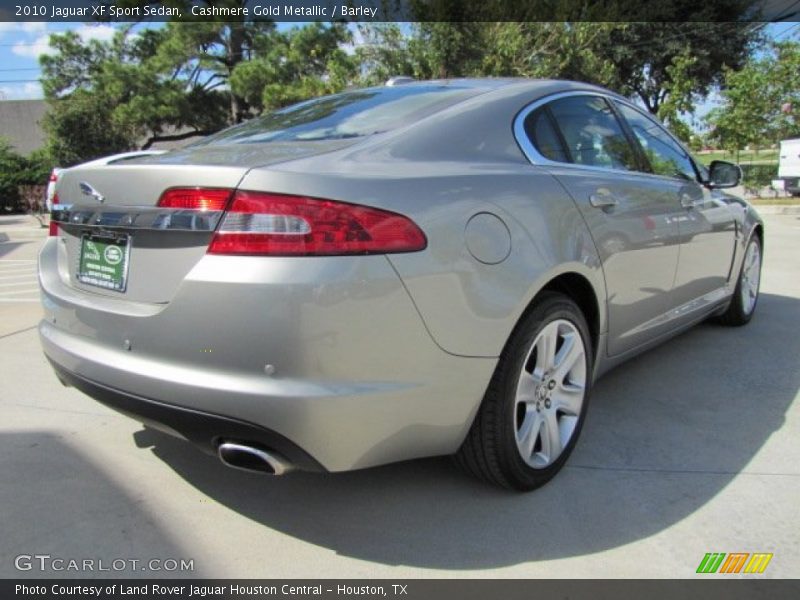 Cashmere Gold Metallic / Barley 2010 Jaguar XF Sport Sedan