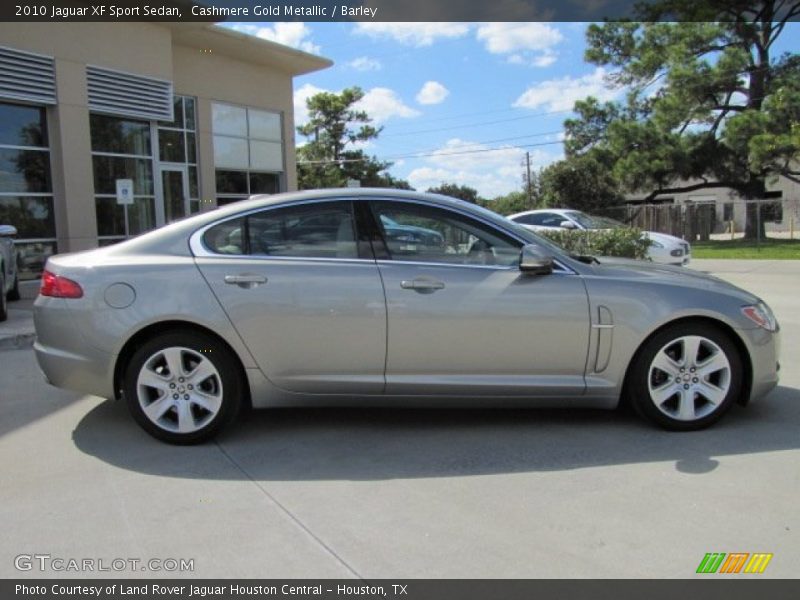 Cashmere Gold Metallic / Barley 2010 Jaguar XF Sport Sedan