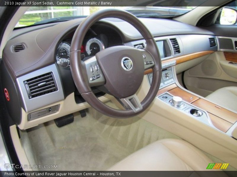 Cashmere Gold Metallic / Barley 2010 Jaguar XF Sport Sedan