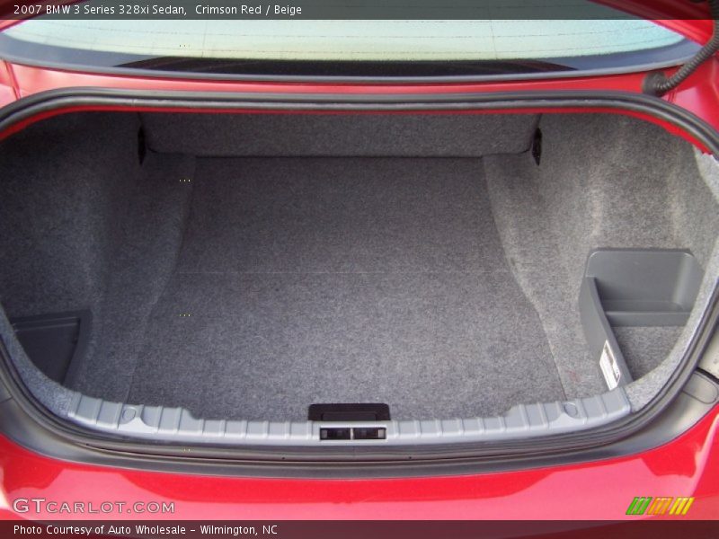 Crimson Red / Beige 2007 BMW 3 Series 328xi Sedan