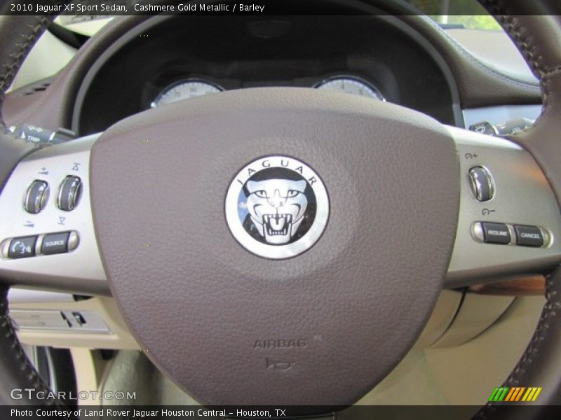 Cashmere Gold Metallic / Barley 2010 Jaguar XF Sport Sedan
