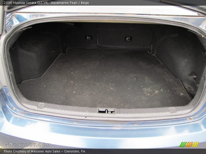 Aquamarine Pearl / Beige 2006 Hyundai Sonata GLS V6