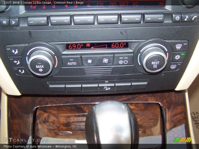 Crimson Red / Beige 2007 BMW 3 Series 328xi Sedan
