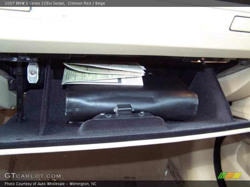 Crimson Red / Beige 2007 BMW 3 Series 328xi Sedan
