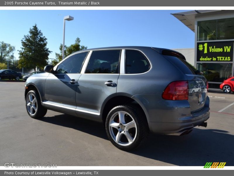 Titanium Metallic / Black 2005 Porsche Cayenne Turbo