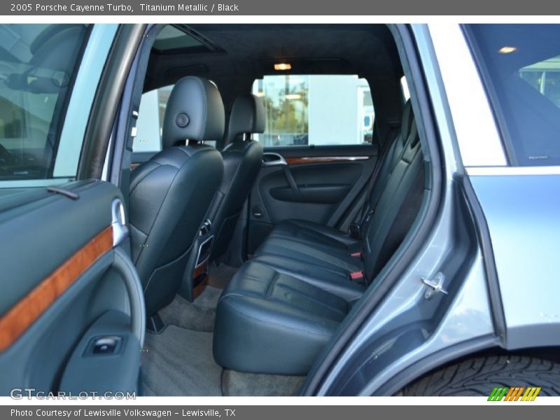 Titanium Metallic / Black 2005 Porsche Cayenne Turbo