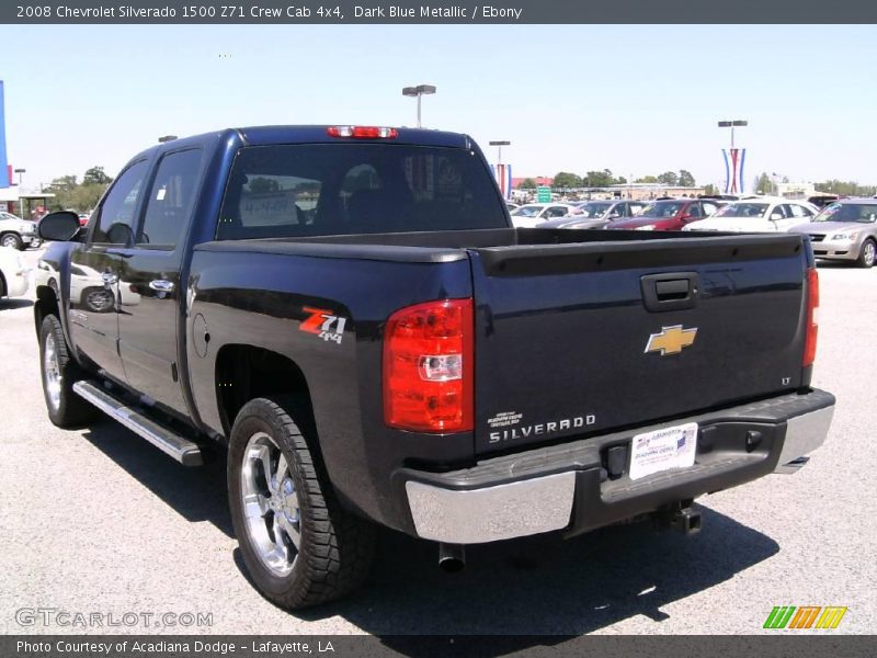 Dark Blue Metallic / Ebony 2008 Chevrolet Silverado 1500 Z71 Crew Cab 4x4