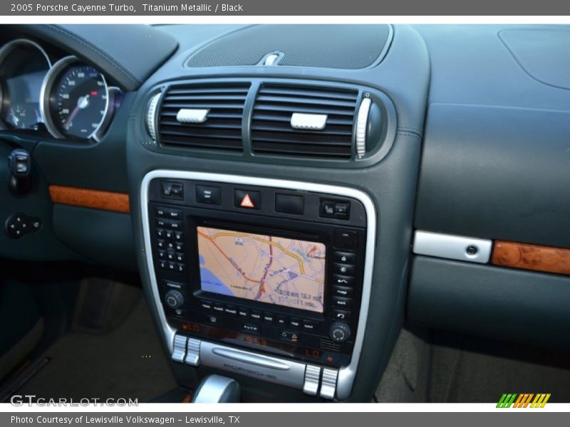 Titanium Metallic / Black 2005 Porsche Cayenne Turbo