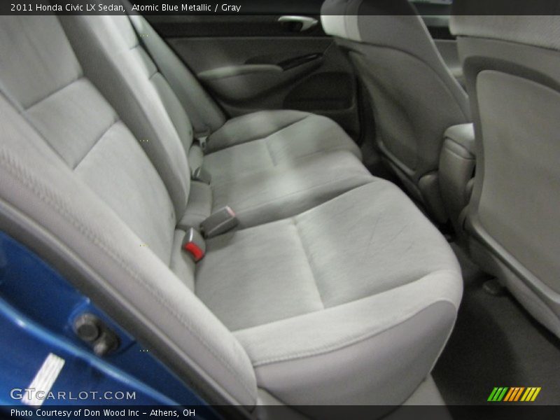 Atomic Blue Metallic / Gray 2011 Honda Civic LX Sedan
