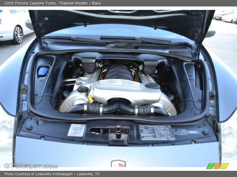 Titanium Metallic / Black 2005 Porsche Cayenne Turbo
