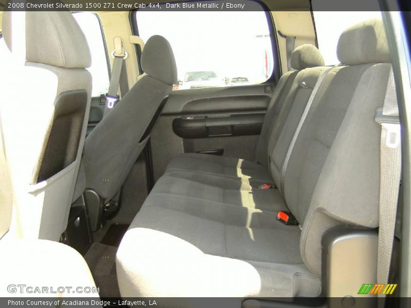 Dark Blue Metallic / Ebony 2008 Chevrolet Silverado 1500 Z71 Crew Cab 4x4