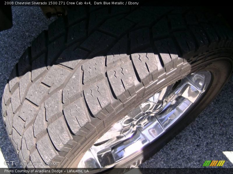 Dark Blue Metallic / Ebony 2008 Chevrolet Silverado 1500 Z71 Crew Cab 4x4