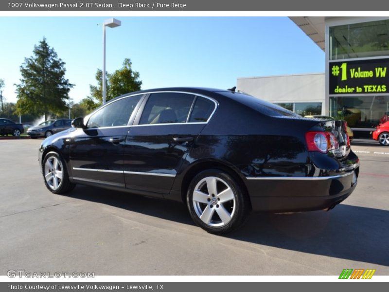 Deep Black / Pure Beige 2007 Volkswagen Passat 2.0T Sedan