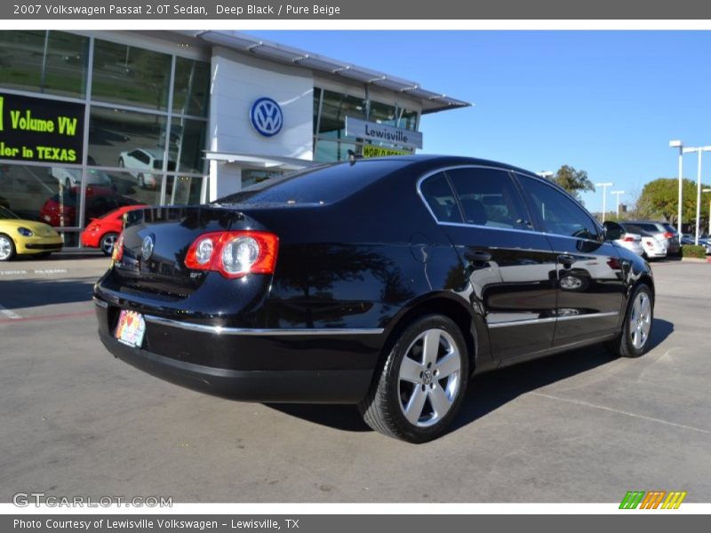 Deep Black / Pure Beige 2007 Volkswagen Passat 2.0T Sedan