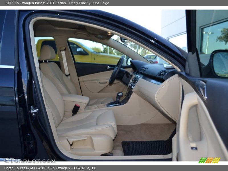 Deep Black / Pure Beige 2007 Volkswagen Passat 2.0T Sedan