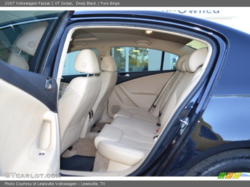 Deep Black / Pure Beige 2007 Volkswagen Passat 2.0T Sedan