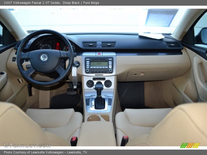 Deep Black / Pure Beige 2007 Volkswagen Passat 2.0T Sedan