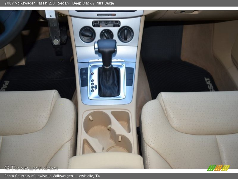 Deep Black / Pure Beige 2007 Volkswagen Passat 2.0T Sedan