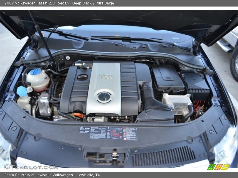 Deep Black / Pure Beige 2007 Volkswagen Passat 2.0T Sedan