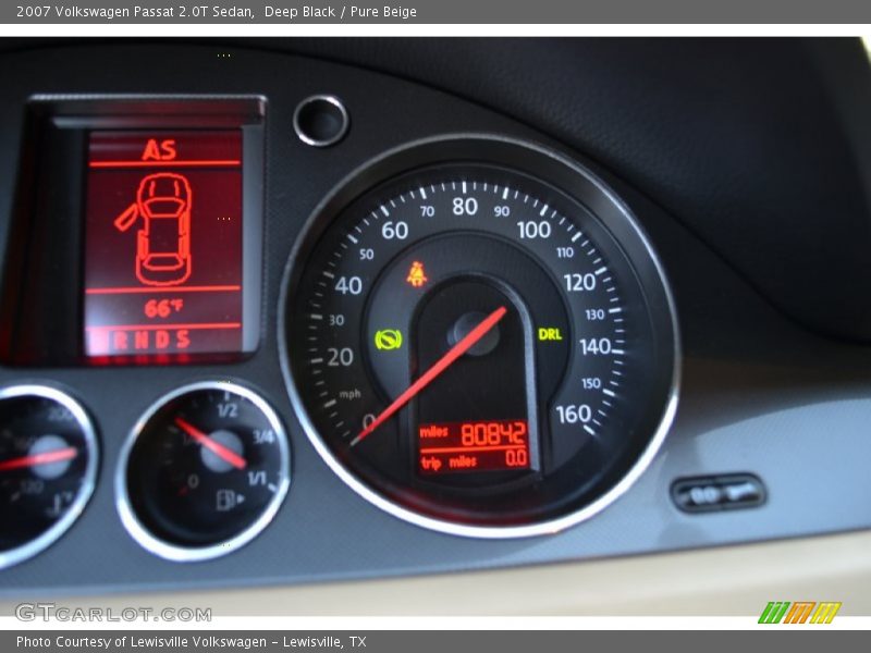 Deep Black / Pure Beige 2007 Volkswagen Passat 2.0T Sedan